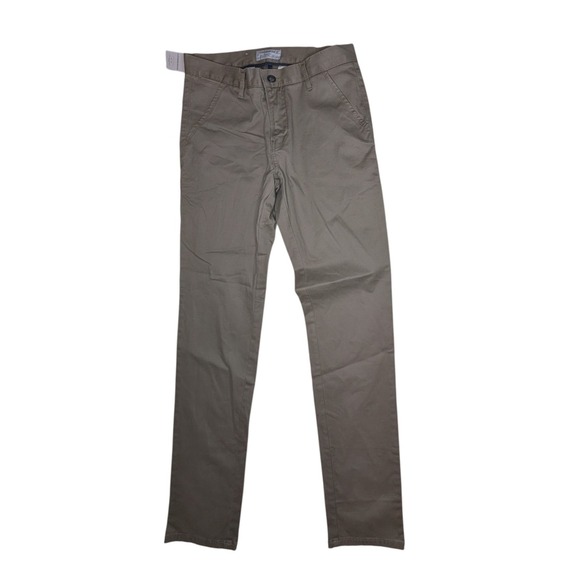 LINDBERGH Other - LINDBERGH Mens Chino Pants Khaki‎ Stretch Quality Flat Front Size 32x32